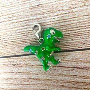 Sterling Silver 3D Dinosaur Charm T-Rex